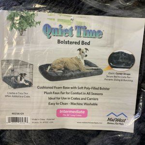 MidWest Homes for Pets Gray Dog Bed Medium Z264